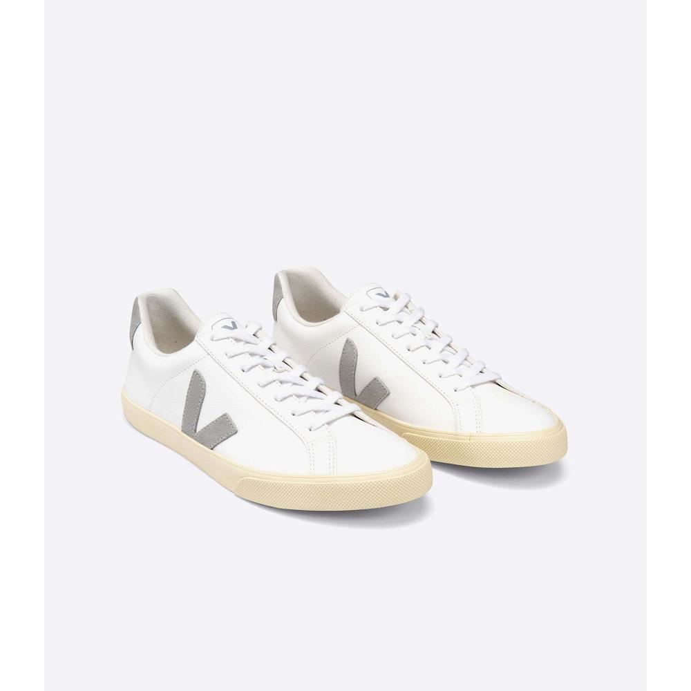 Women's Veja ESPLAR CHROMEFREE Sneakers White/Grey | SG 611MQZ